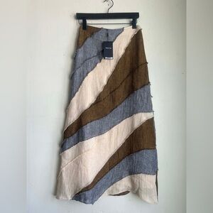 Massimo Dutti Multi-Color Maxi Skirt